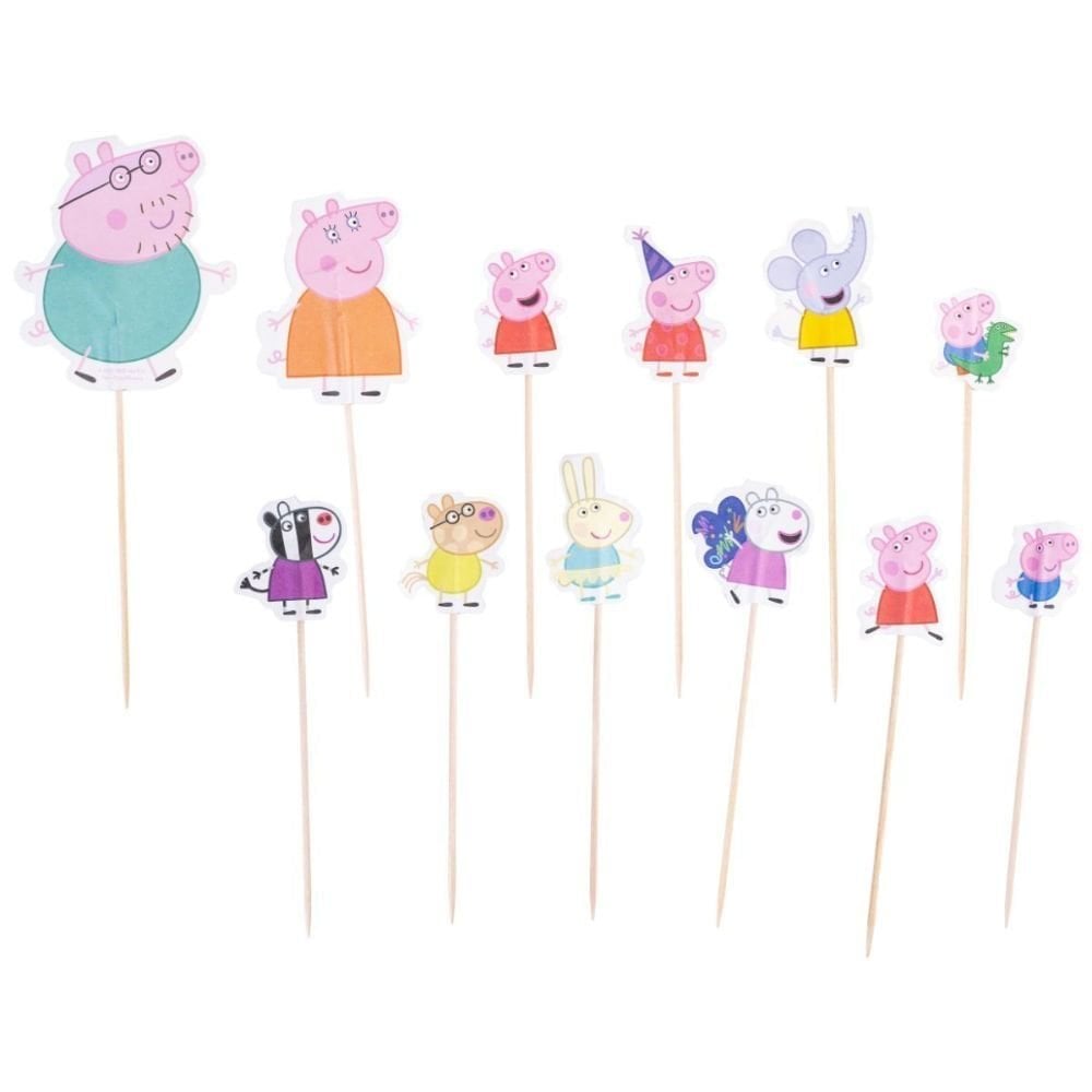 Dr. Oetker Peppa Pig & Friends Cupcake Toppers Pack Of 24