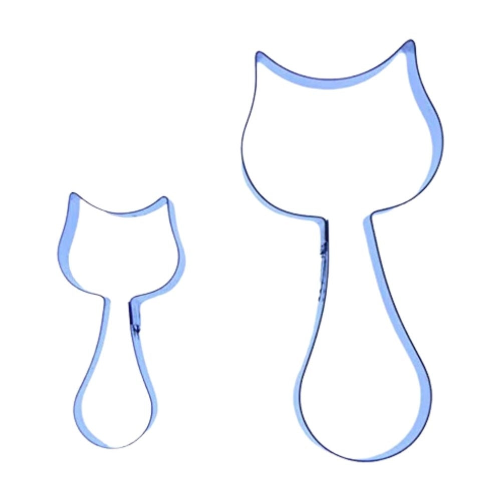 Valley Cutter Company Set Of 2 Kitties Stainless Steel Icing Cutters