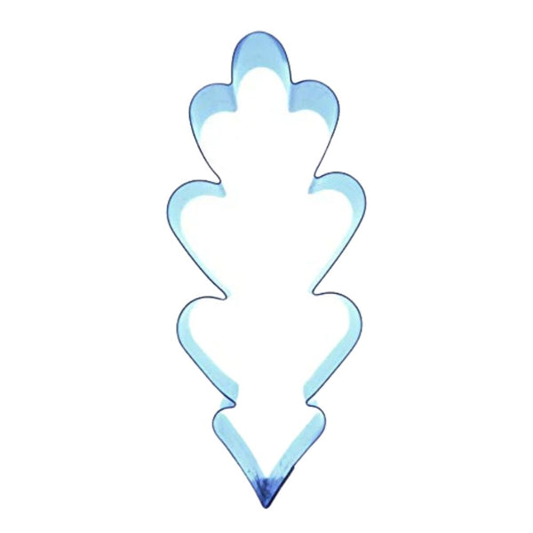 Valley Cutter Company Medium Oak Leaf Stainless Steel Icing Cutter