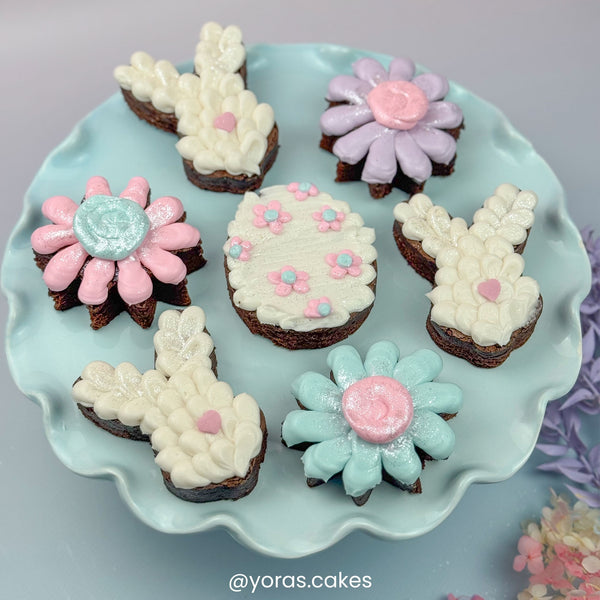Wilton Flower, Bunny Head, Egg Cookie Cutter Set Of 3