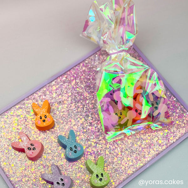 Wilton Bunny Iridescent Treat Bags x 10