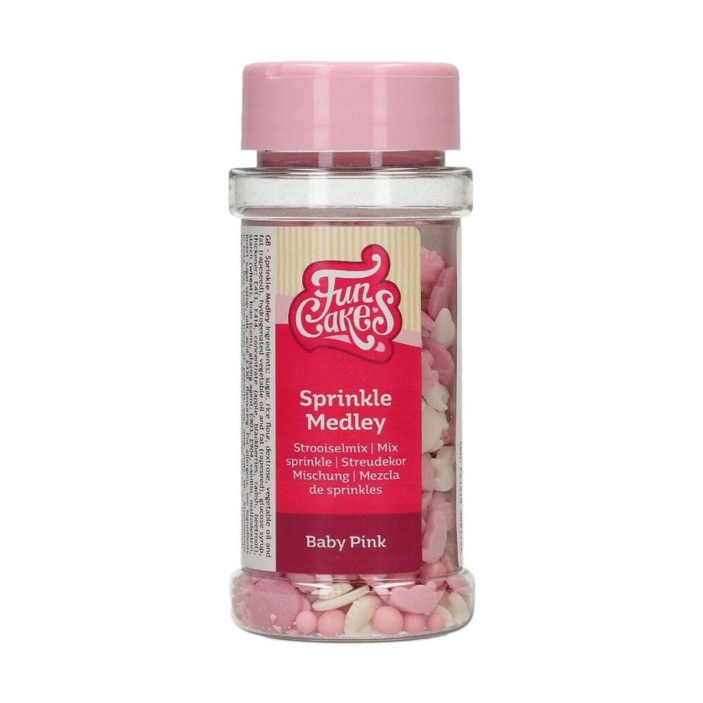 FunCakes Baby Pink Sprinkle Medley 50g