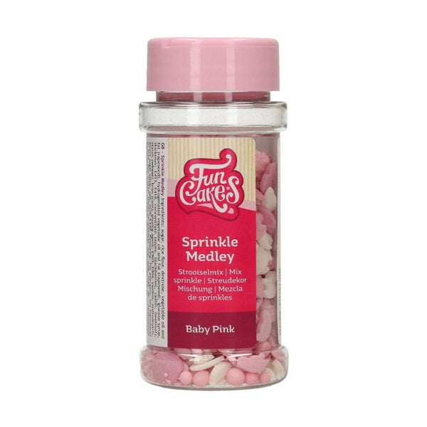 FunCakes Baby Pink Sprinkle Medley 50g