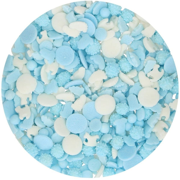 FunCakes Baby Blue Sprinkle Medley 50g