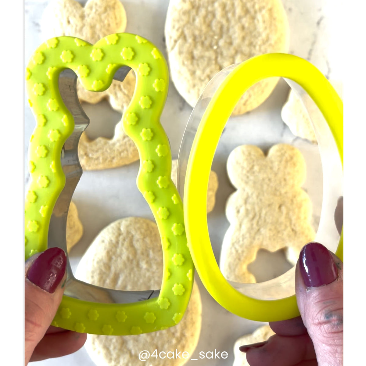 Wilton Bunny & Mini Tail Comfort Grip Cookie Cutter Set Of 2