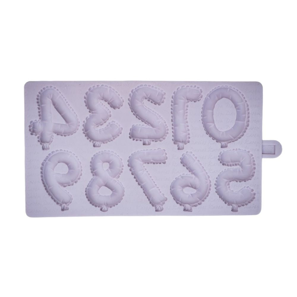 Karen Davies Balloon Numbers Silicone Mould