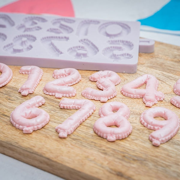 Karen Davies Balloon Numbers Silicone Mould