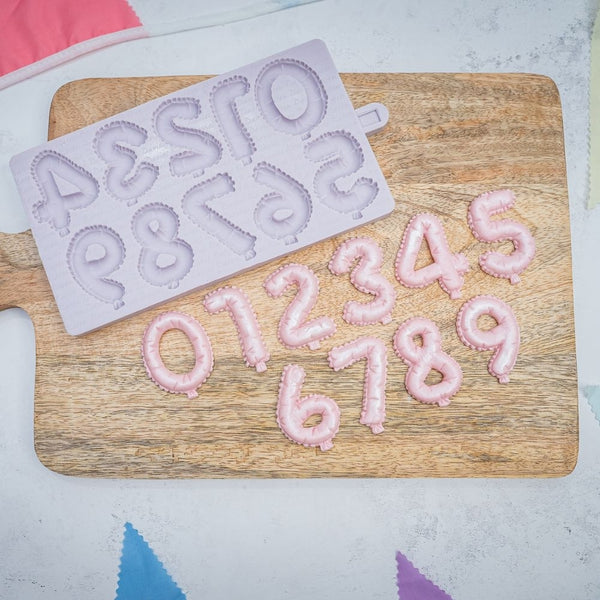 Karen Davies Balloon Numbers Silicone Mould