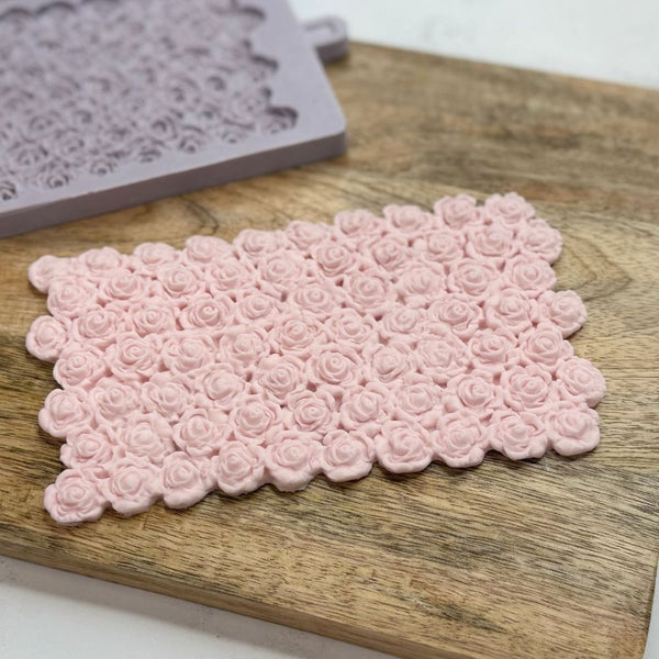 Karen Davies Sugar Rose Border Silicone Mould