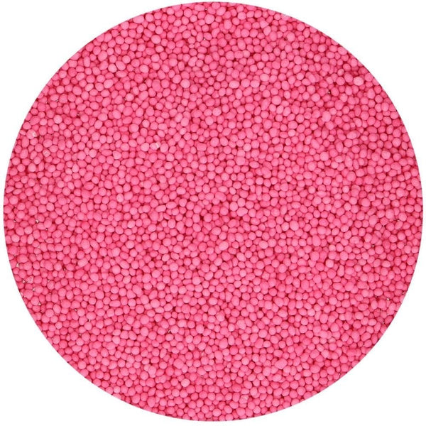 FunCakes Dark Pink Nonpareil Sprinkles 80g