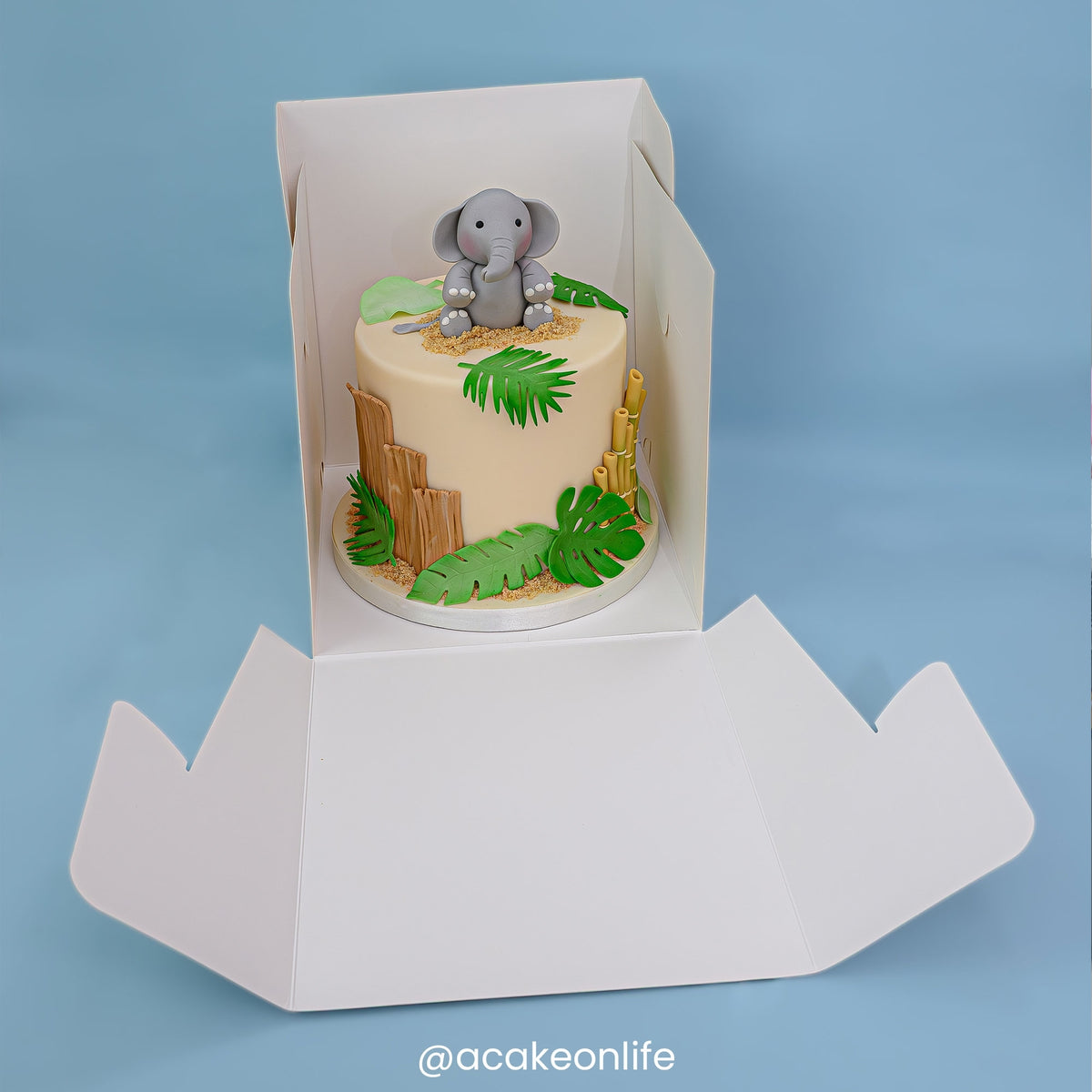 Simply Making Tall Extra Deep White Cake Box With Window