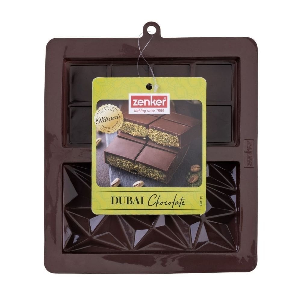Zenker Dubai Chocolate Bar Silicone Mould