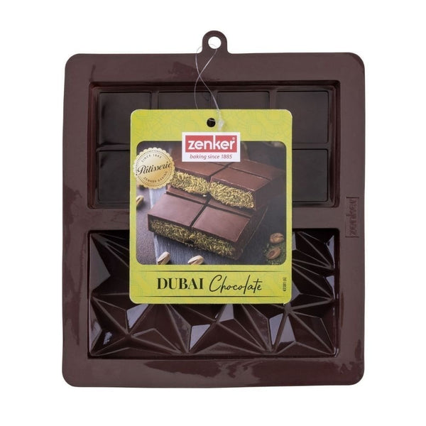 Zenker Dubai Chocolate Bar Silicone Mould
