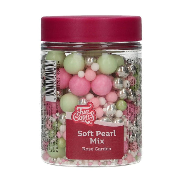FunCakes Rose Garden Soft Pearls Mix 80g