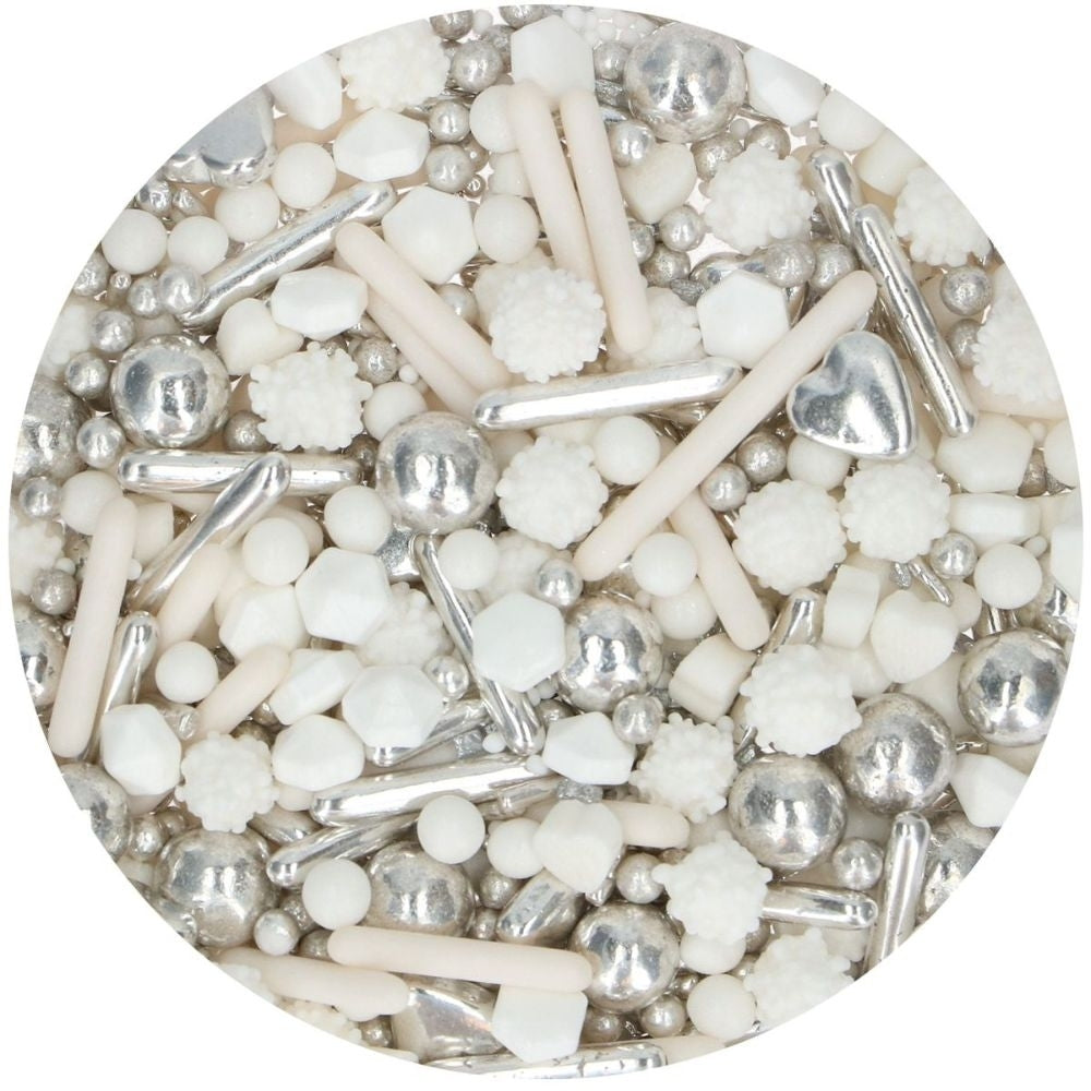 FunCakes Silver Lining 3D Sprinkle Medley 70g