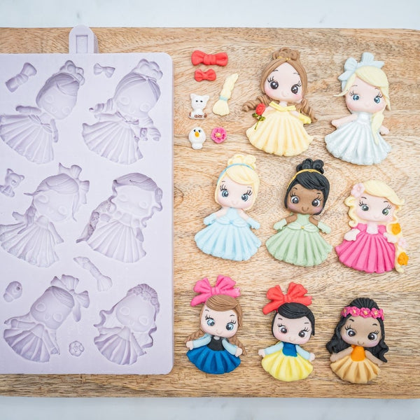 Karen Davies Princesses Silicone Mould
