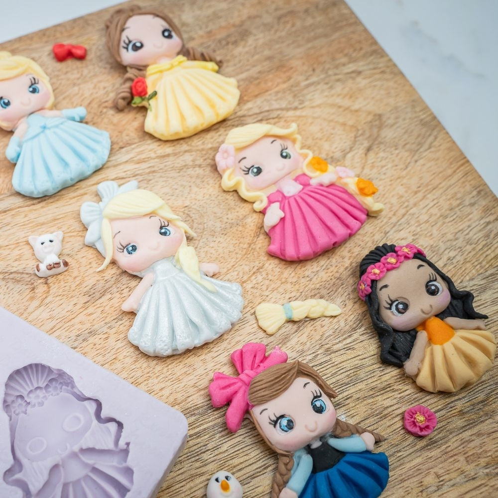 Karen Davies Princesses Silicone Mould