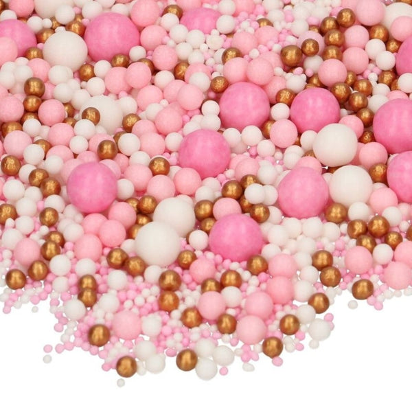 FunCakes Pink Celebration Soft Pearls Mix 80g