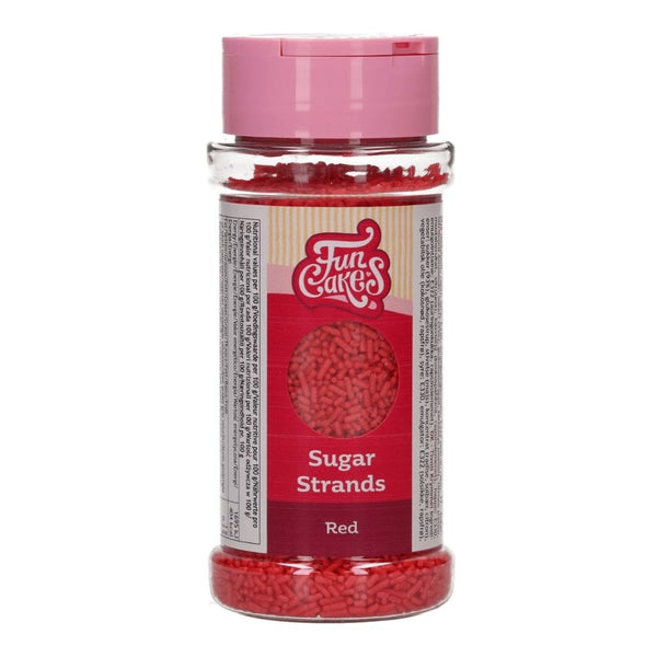 FunCakes Red Sugar Strands 80g