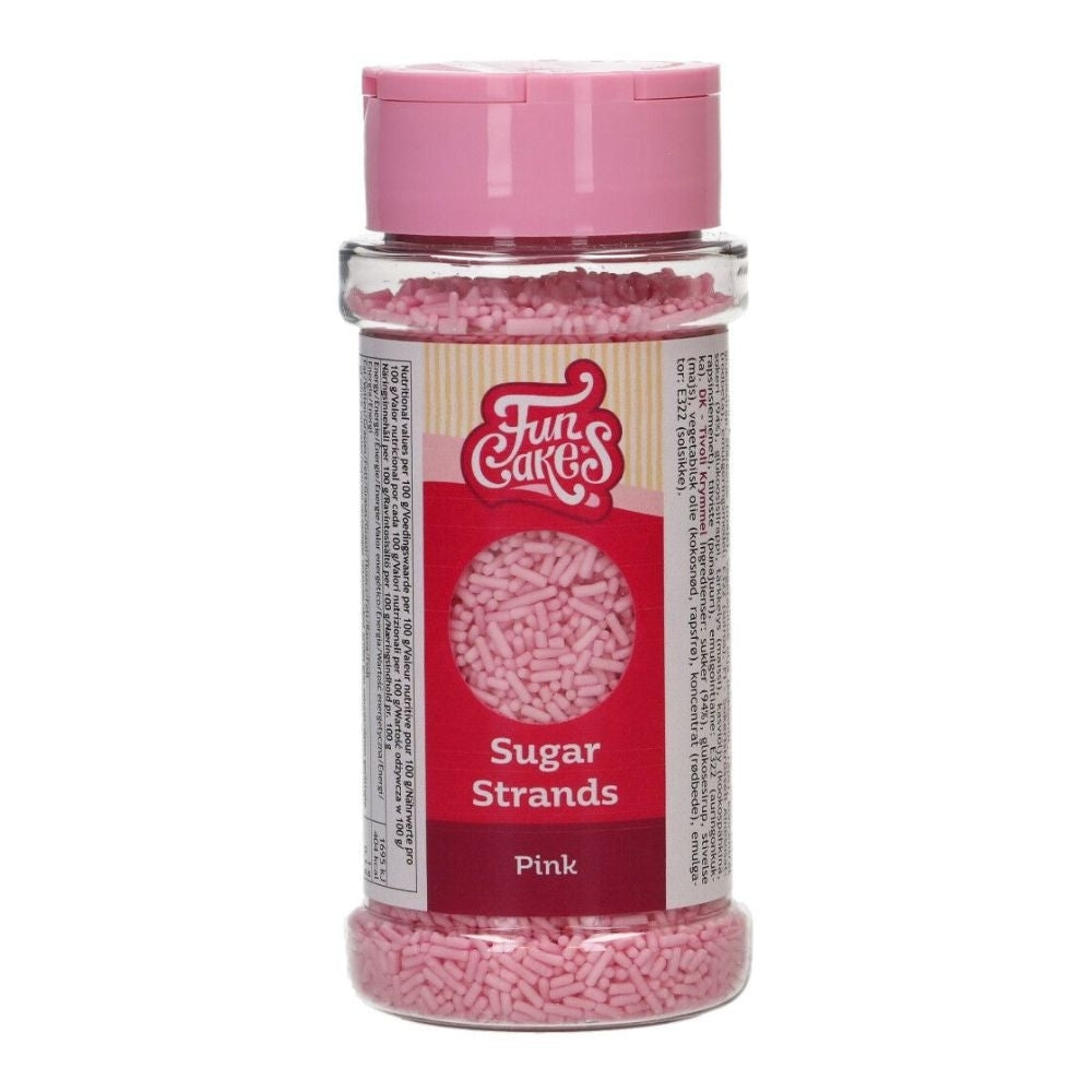 FunCakes Pink Sugar Strands 80g