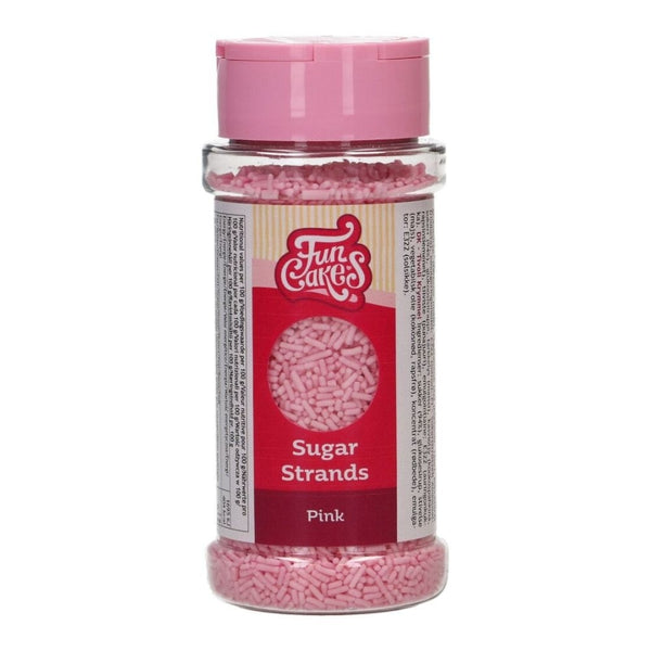 FunCakes Pink Sugar Strands 80g