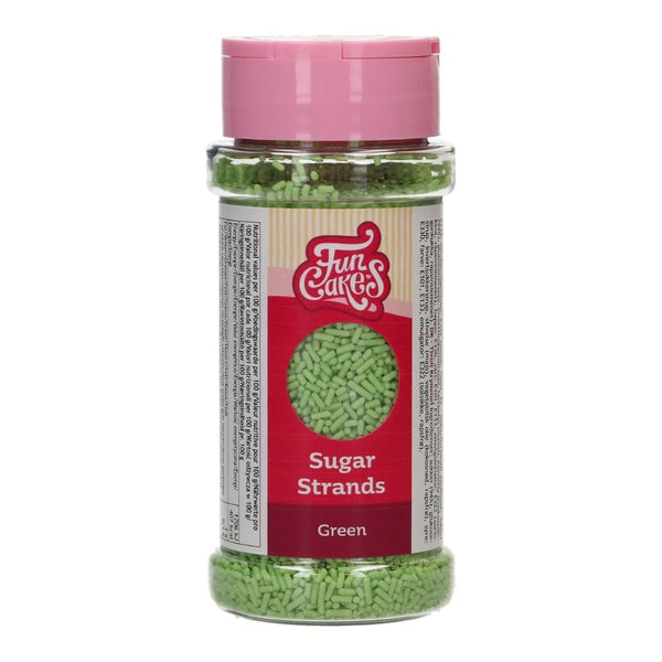 FunCakes Green Sugar Strands 80g