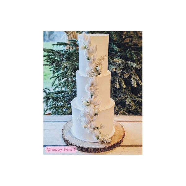 The Baked Studio White Ruscus Dried Flower Box