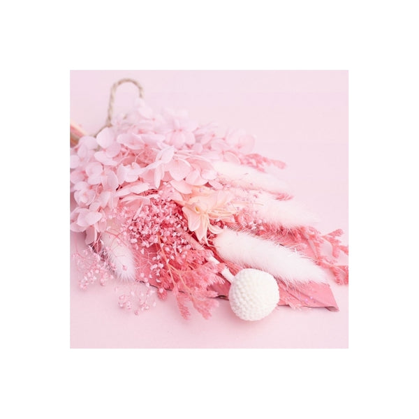 The Baked Studio Pink, Glitter & White Palm Spear Bouquet