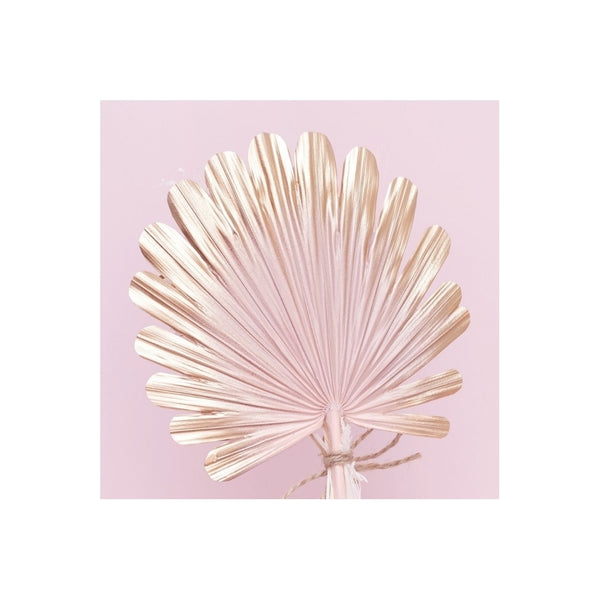 The Baked Studio Gold, Pink & White Shell Palm Bouquet