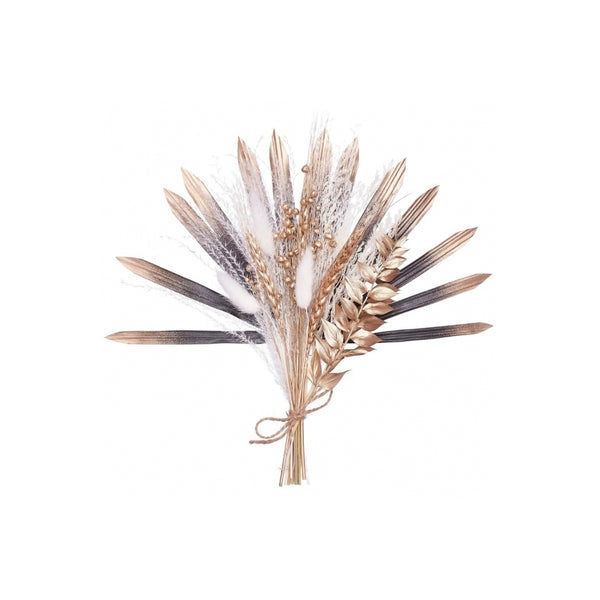 The Baked Studio Black, Gold & White Sun Palm Bouquet