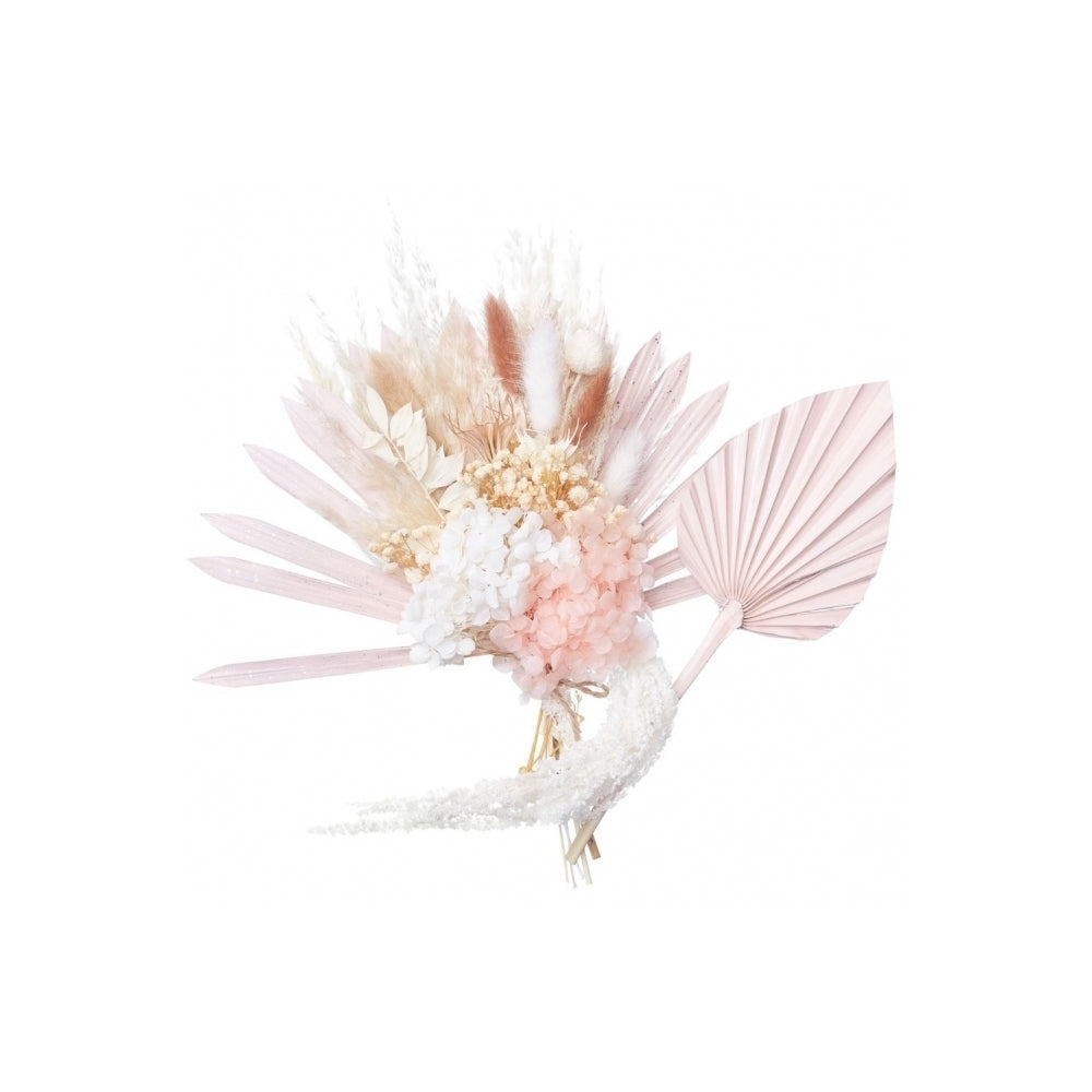 The Baked Studio Pink & Pampas Sun Palm & Palm Spear Bouquet