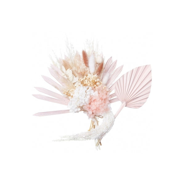 The Baked Studio Pink & Pampas Sun Palm & Palm Spear Bouquet