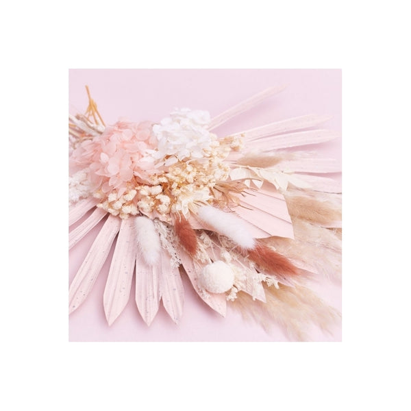 The Baked Studio Pink & Pampas Sun Palm & Palm Spear Bouquet