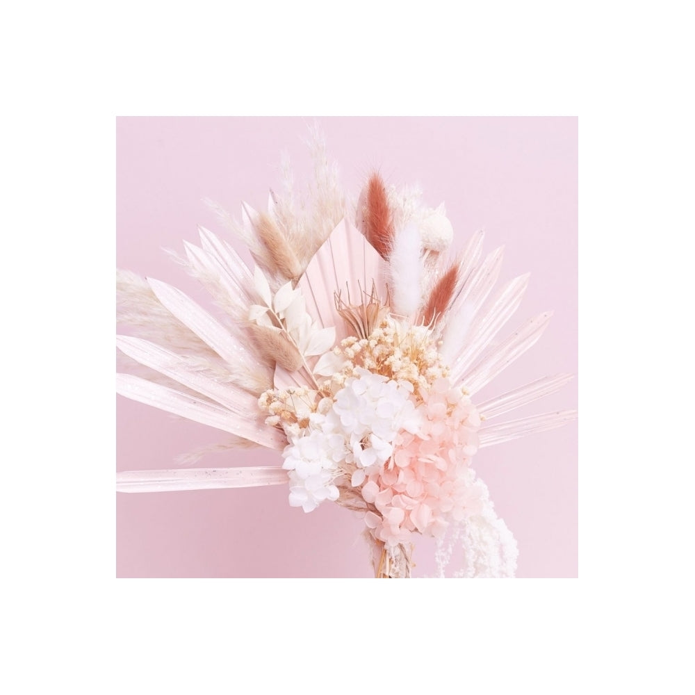 The Baked Studio Pink & Pampas Sun Palm & Palm Spear Bouquet