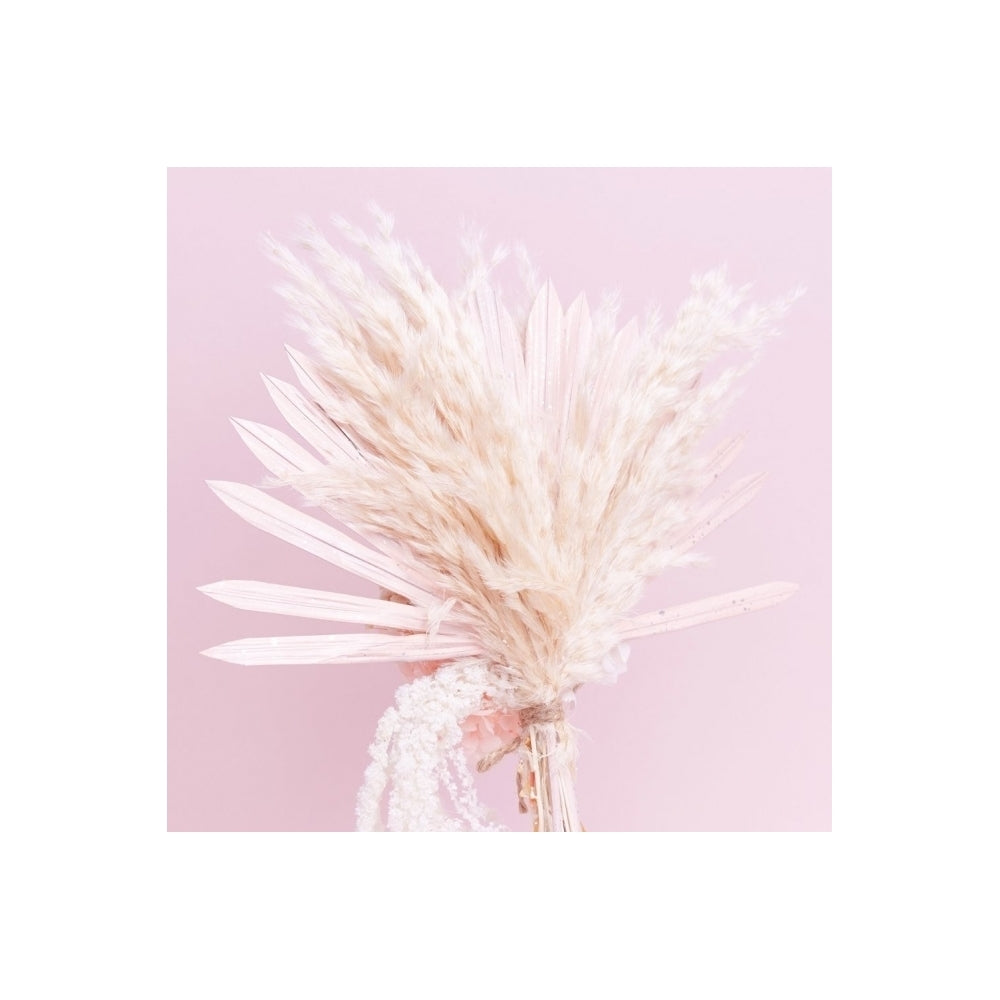 The Baked Studio Pink & Pampas Sun Palm & Palm Spear Bouquet