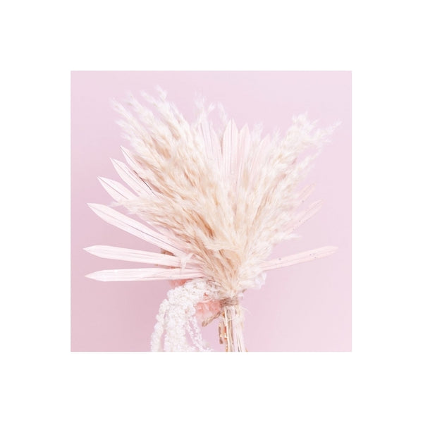 The Baked Studio Pink & Pampas Sun Palm & Palm Spear Bouquet