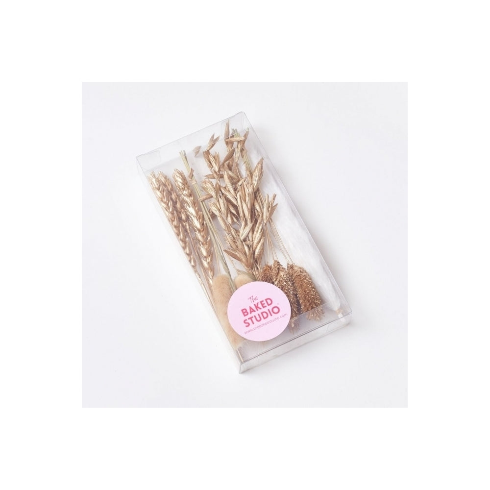 The Baked Studio Gold Mixed Dried Flower Box