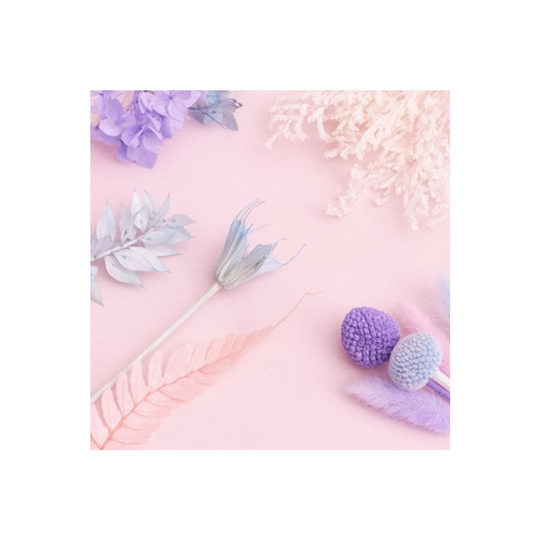 The Baked Studio Cool Blues, Lilac, Pink & White Deluxe Mixed Dried Flower Box