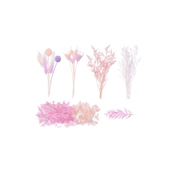 The Baked Studio Pink, Lilac & White Deluxe Mixed Dried Flower Box