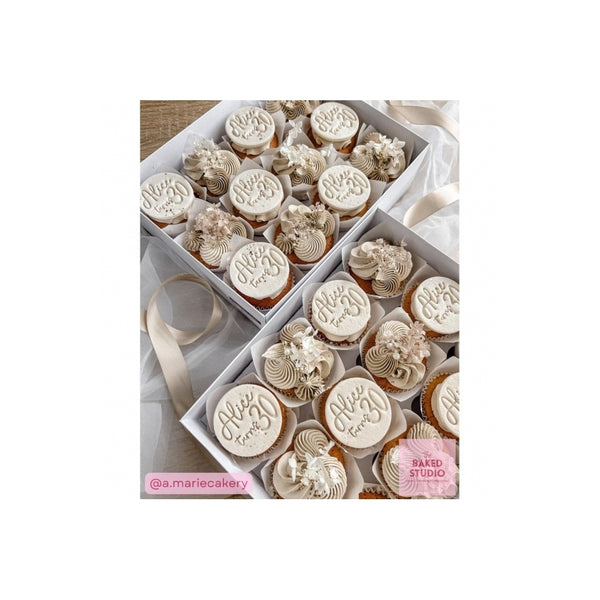 The Baked Studio Natural, Latte, Nude & White Deluxe Mixed Dried Flower Box