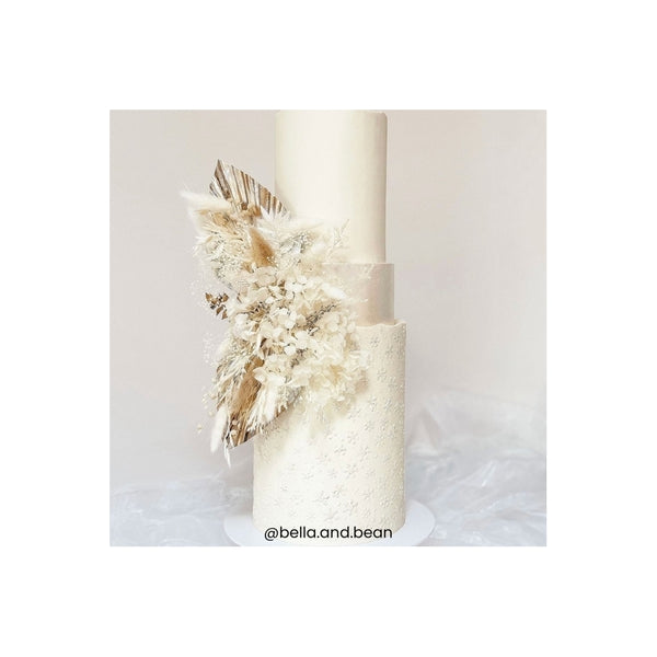 The Baked Studio Sage, Gold & White Deluxe Mixed Dried Flower Box