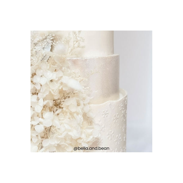 The Baked Studio Sage, Gold & White Deluxe Mixed Dried Flower Box