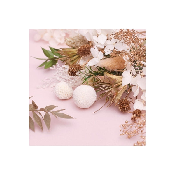 The Baked Studio Sage, Gold & White Deluxe Mixed Dried Flower Box