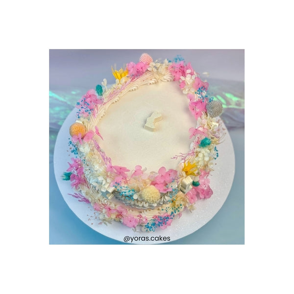The Baked Studio Rainbow Pastels Deluxe Mixed Dried Flower Box