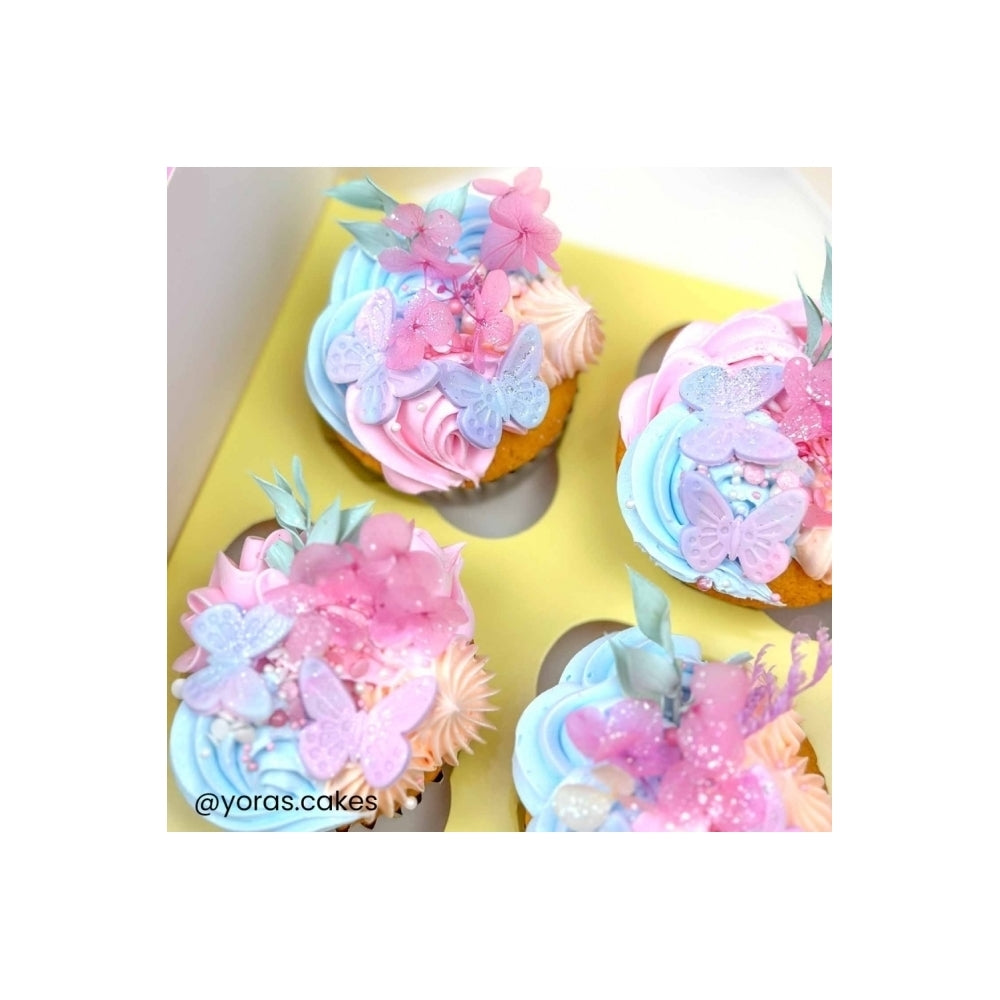 The Baked Studio Rainbow Pastels Deluxe Mixed Dried Flower Box