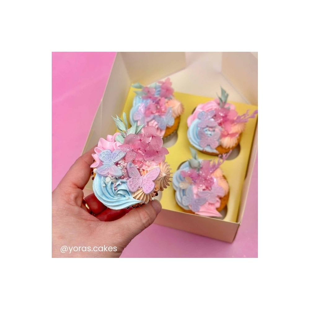 The Baked Studio Rainbow Pastels Deluxe Mixed Dried Flower Box