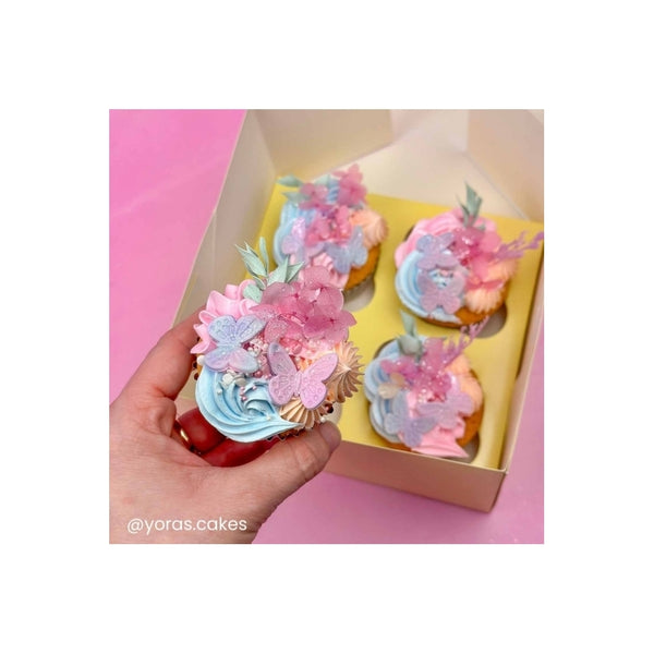 The Baked Studio Rainbow Pastels Deluxe Mixed Dried Flower Box