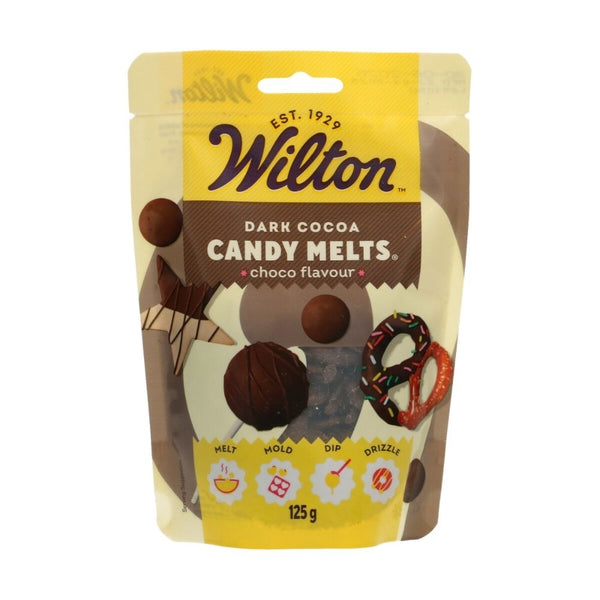 Wilton LOW DATE - Dark Cocoa - 125g Candy Melts - Wilton [JUNE 2026]