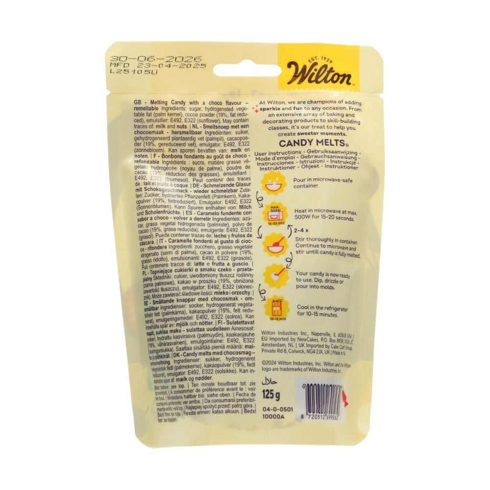 Wilton LOW DATE - Dark Cocoa - 125g Candy Melts - Wilton [JUNE 2026]