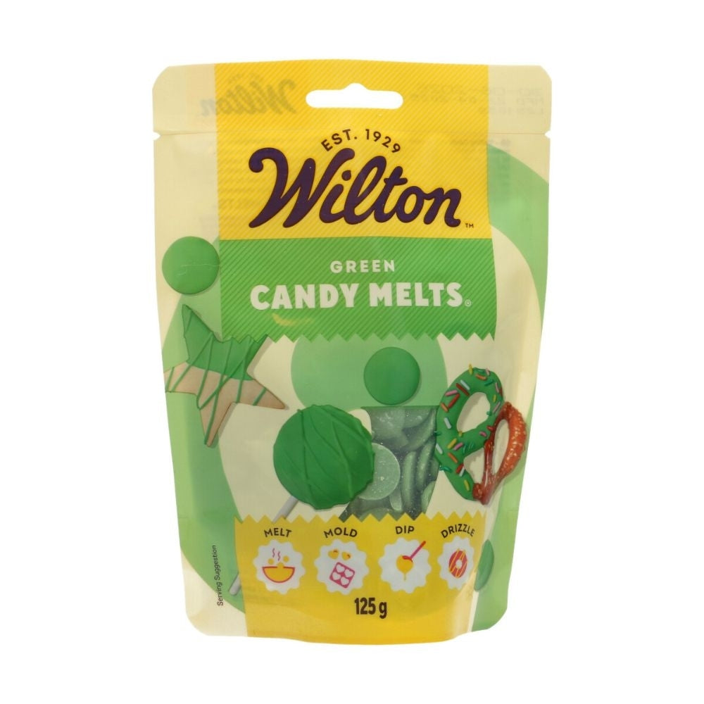 Wilton LOW DATE - Green - 125g Candy Melts - Wilton [JUNE 2026]
